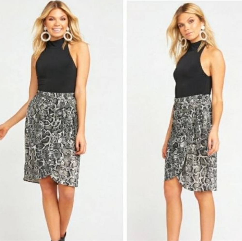 Show Me Your MuMu Anjolie Wrap Skirt ~ Viper